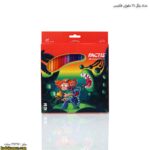 مداد رنگی 24 رنگ مقوایی فکتیس