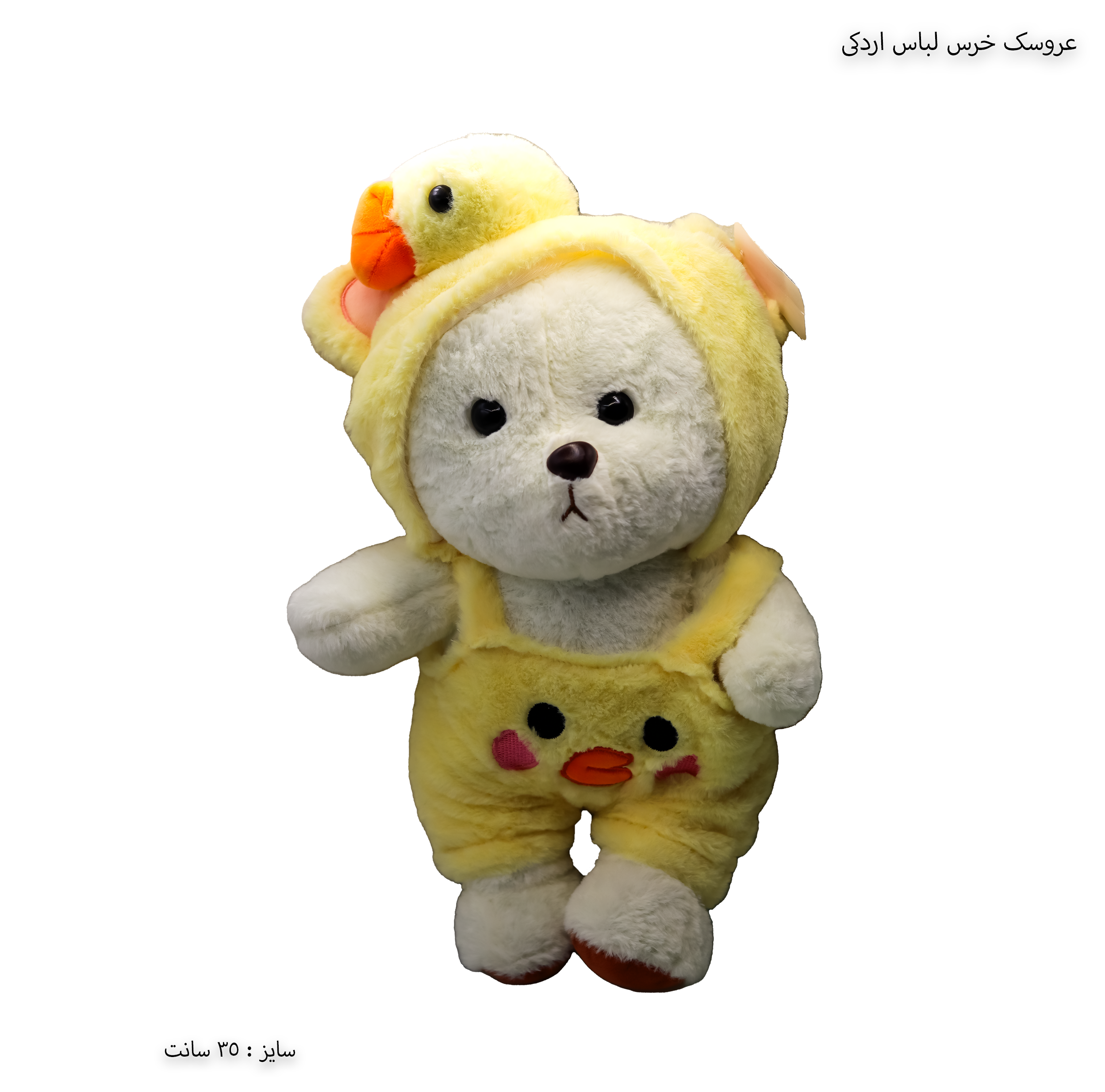 عروسک خرس لباس اردکی عروسک خرس لباس اردکی