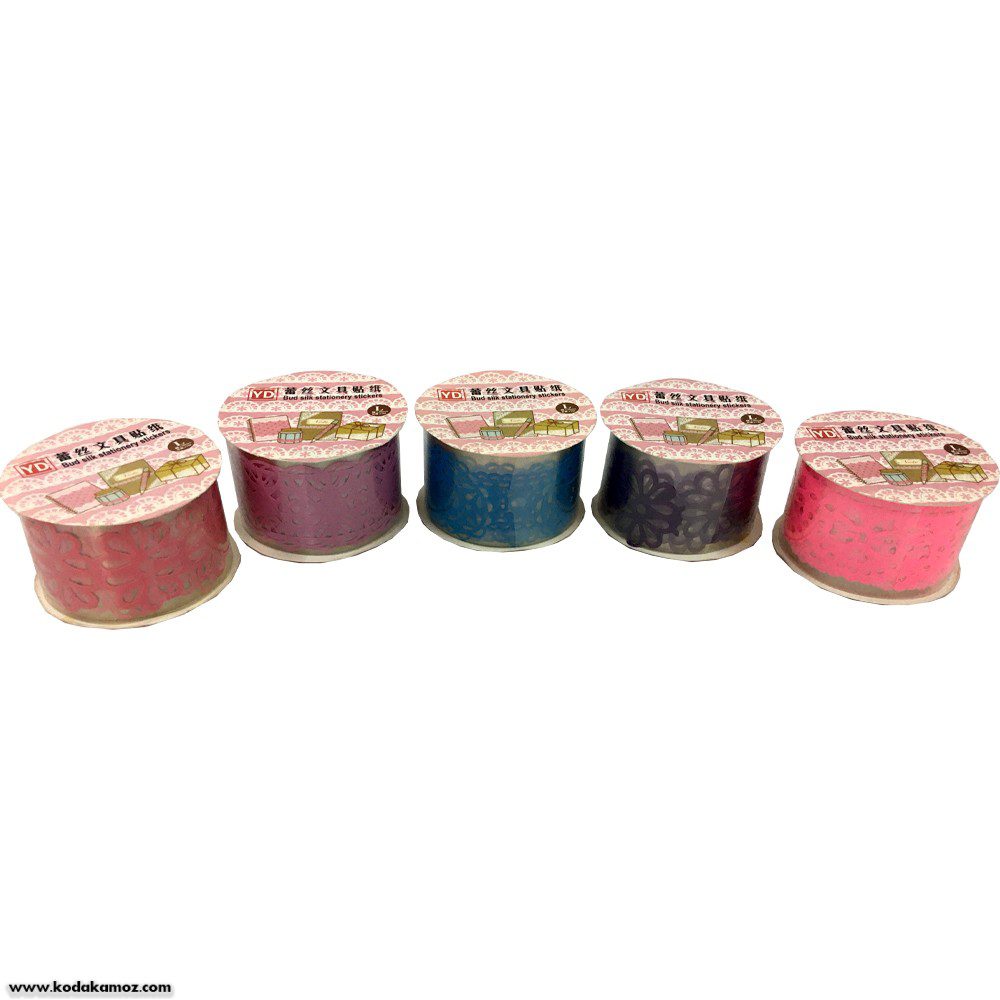 چسب طرحدار توری چسب طرحدار توری