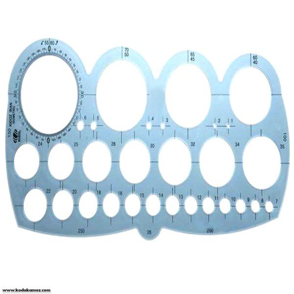 شابلون دایره کنگره دار