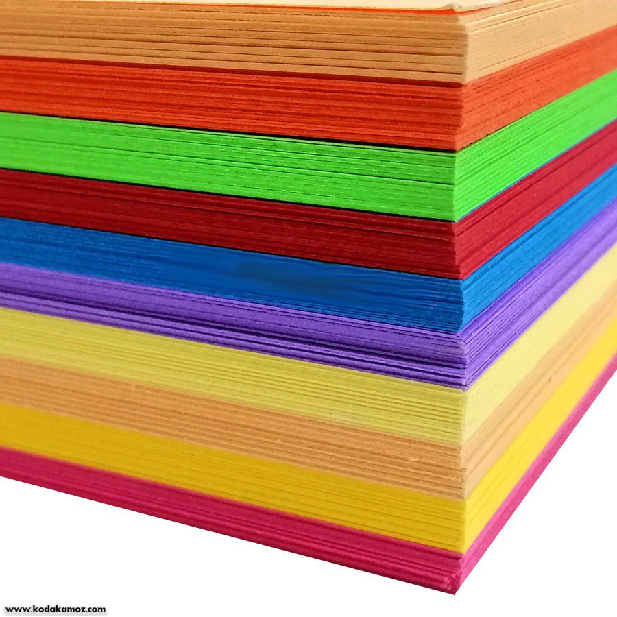 مقوا رنگی فابریانو a4 1 مقوا فابریانو رنگی سایز A4