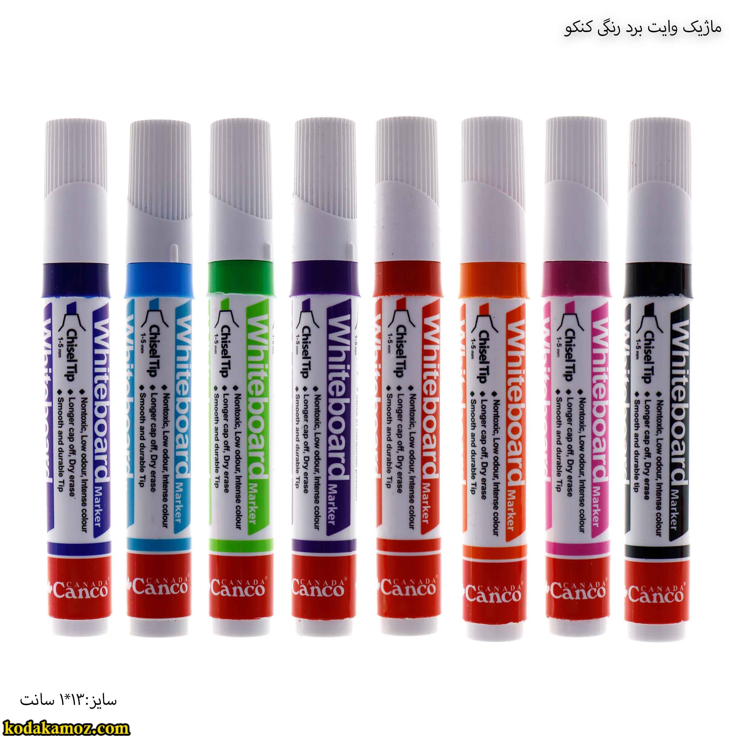 ماژیک وایت برد رنگی کنکو9 ماژیک وایت برد کنکو نوک تخت - Image 1