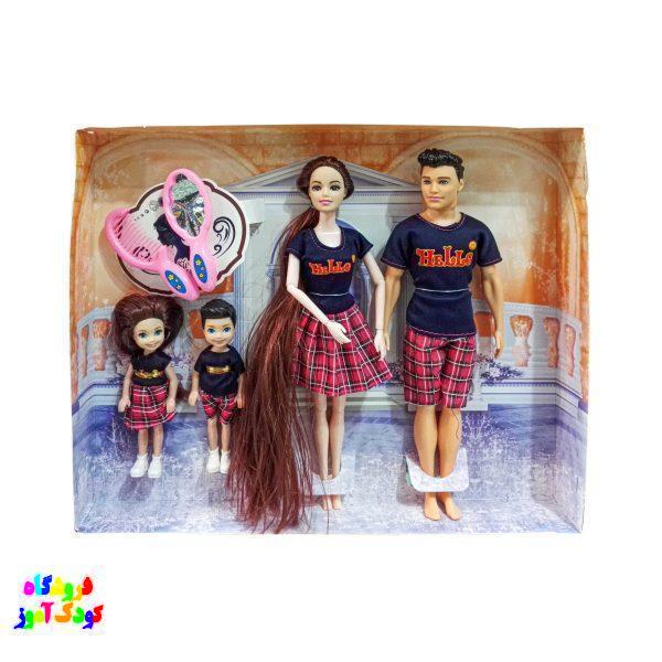 عروسک باربی با خانواده کد 521 2