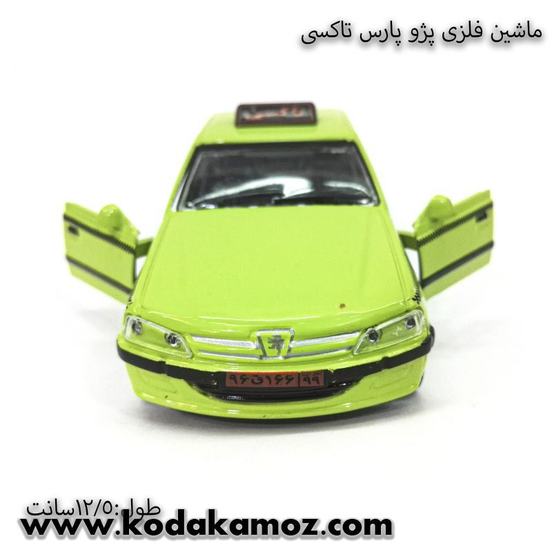 ماشین فلزی پژو پارس تاکسی سبز 1