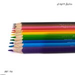 مداد رنگی 12 رنگ لوله ای توتو - Image 4