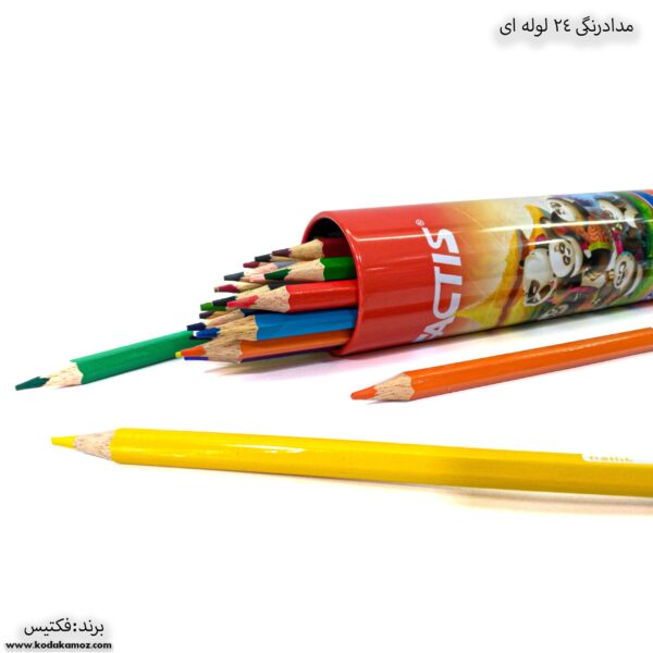 مداد رنگی 24 لوله ای فکتیس 1