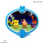 ظرف غذا یک طبقه بیضی کارا طرح باب اسفنجیظرف غذا یک طبقه بیضی کارا طرح باب اسفنجی