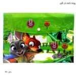 پوشه دکمه دار آ4 نگین طرح روباه پلیس 1
