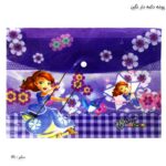 پوشه دکمه دار آ4 نگین طرح سوفیا 1