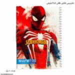 دفتر 100 سیمی نقاشی طلقی کد 61 شفیعی طرح مرد عنکبوتی