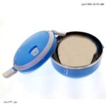 ظرف غذا یک طبقه استیل آبی 3