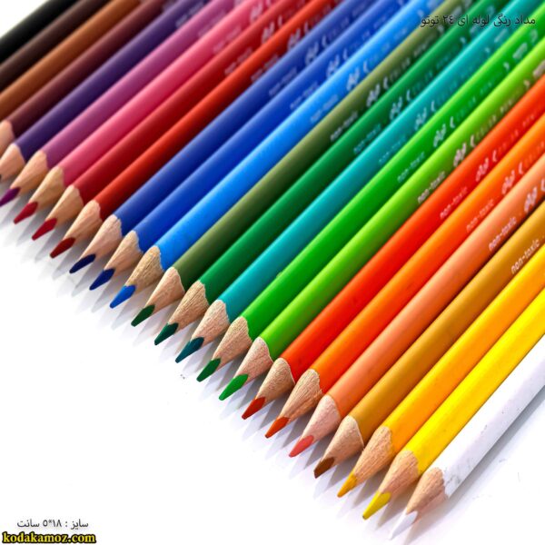 مداد رنگی لوله ای 24 توتو 7