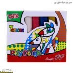 خمیر بازی 7 رنگ مقوایی توتو