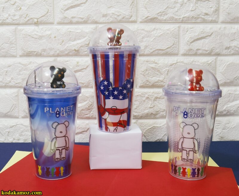 لیوان اسموتی فانتزی طرح تدی 9