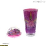لیوان اسموتی چراغ دار دو جداره 3