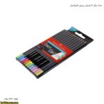مداد رنگی 12 پاستلی برزیلی فابرکاستل 5