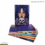 دفتر 50 برگ ته چسب فانتزی طرح دختر سویل 4