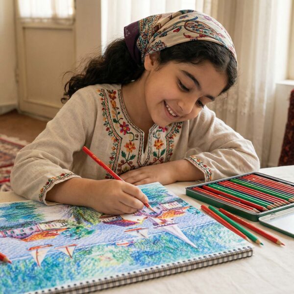 مداد رنگی 24 فلزی آریا آرتیست