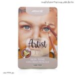 مداد رنگی طراحی پوست تیره 12 عددی آریا آرتیست 2