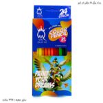 مداد رنگی 24 مثلثی ام کیو 1