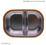 ظرف غذا دو خانه داخل استیل دوجداره بچگانه حیوانات 7