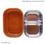 ظرف غذا دو خانه داخل استیل دوجداره بچگانه حیوانات 6