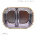 ظرف غذا دو خانه داخل استیل دوجداره بچگانه حیوانات 5