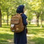 کوله پشتی 5 زیپه جیبدار جلو طلقی 6