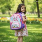 کوله پشتی مهد 2 زیپه برجسته دخترانه 4