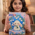 دفتر خط دار بچگانه مجلد سیمی 60 برگ 10