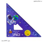 ست خط کش هندسی 4 تکه طرح فضانورد 3