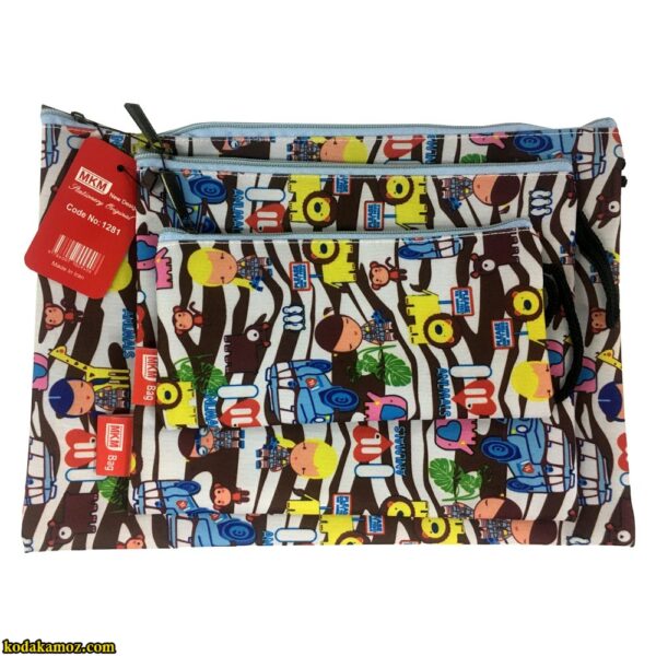 جامدادی سه تکه دخترانه mkm