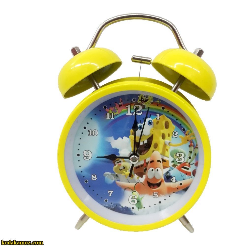 ساعت فلزی زنگ دار باب اسفنجی ساعت فلزی زنگ دار باب اسفنجی