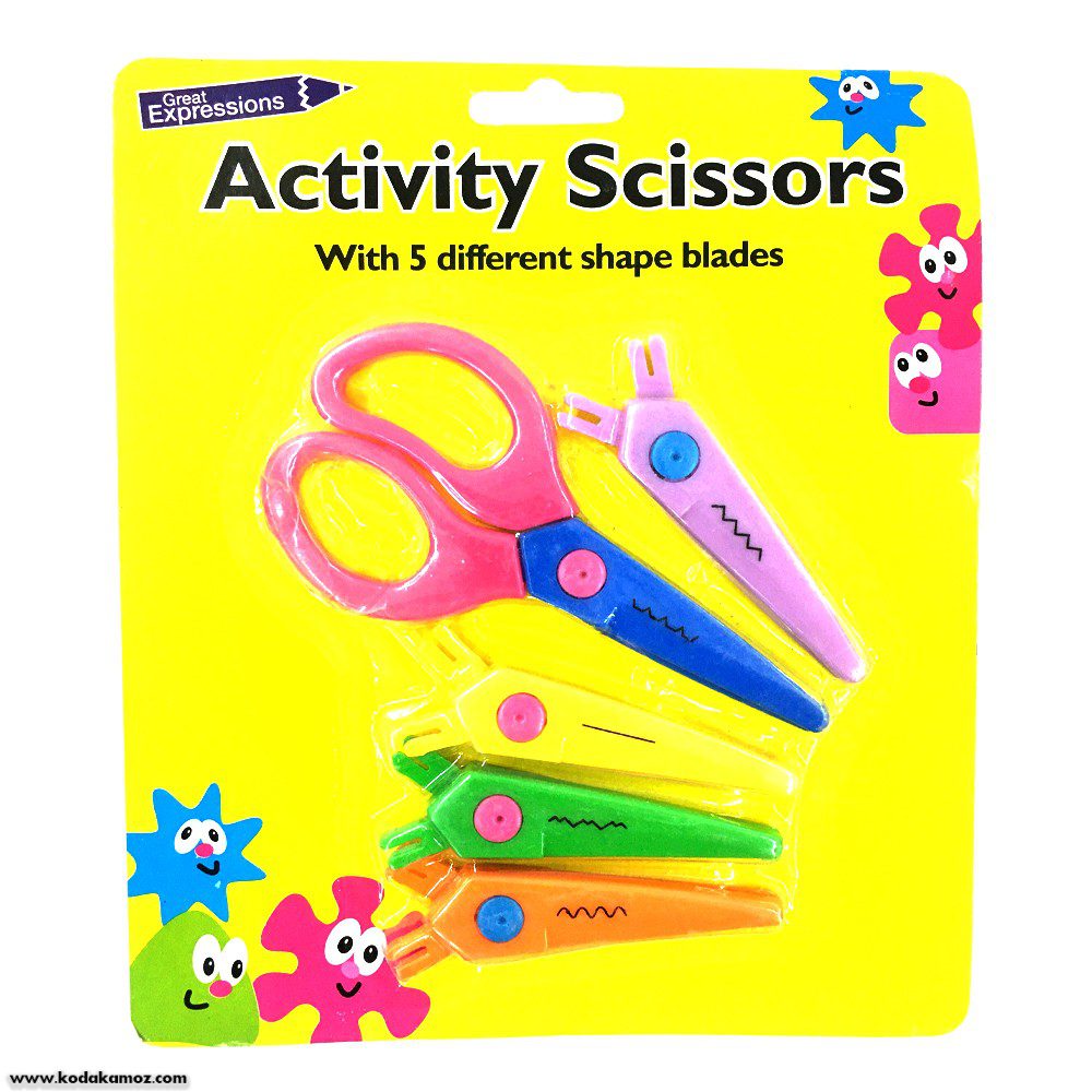 قیچی 5 تیغه پلاستیکی قیچی 5 تیغه پلاستیکی