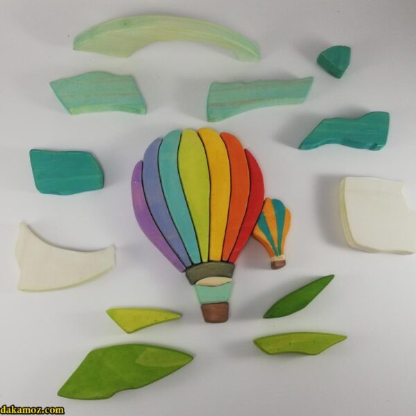 پازل چوبی طرح بالن