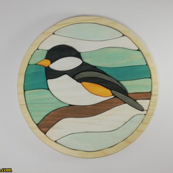 پازل چوبی سه بعدی پرنده