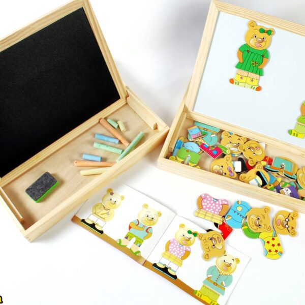 تخته وایت برد و تخته سیاه جورچین دار مگنتی