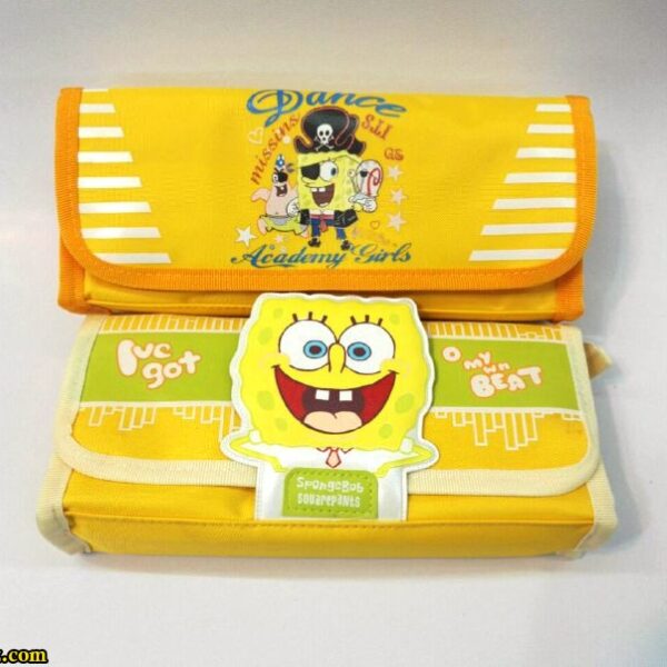 جامدادی 2 زیپ باب اسفنجی