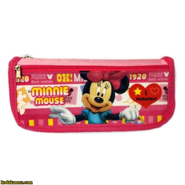 جامدادی چسبی 2 زیپ میکی موس
