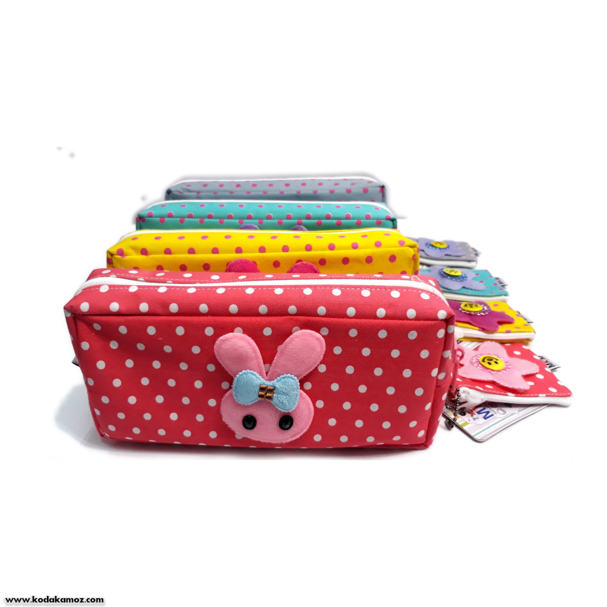 جامدادی پارچه ای 1206 ام کا ام 8 جامدادی تک زیپ 1206 mkm