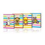 دفتر 60 برگ فانتزی طلقی مقوایی تک فنر کد 111 شفیعی