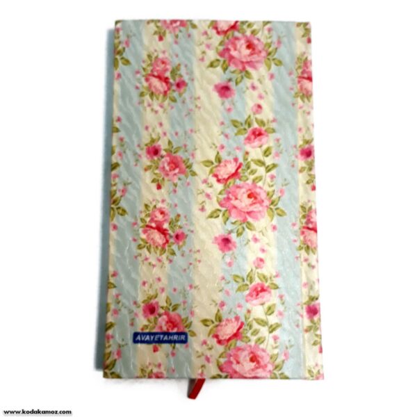 دفتر یادداشت پالتویی گالینگور طرح گل صورتی