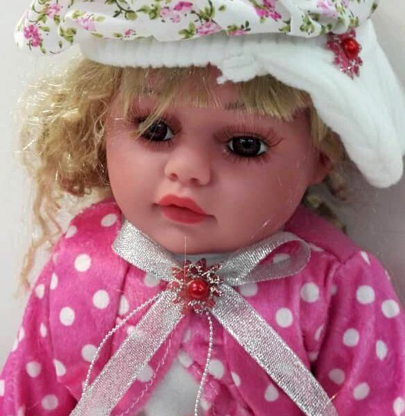 عروسک آوازخوان جعبه دار سرامیکی سایز 18