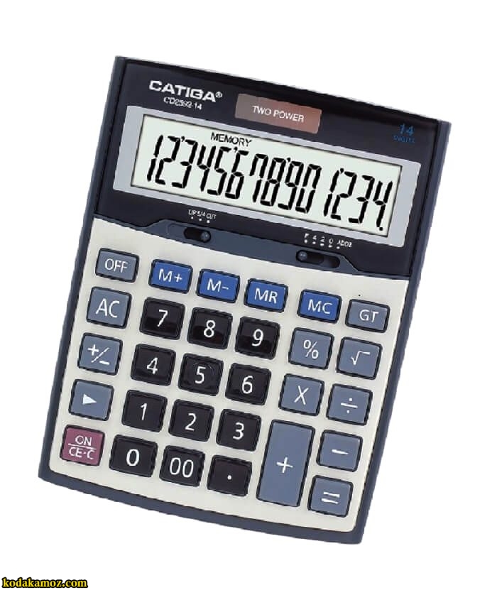 ماشین حساب کاتیگا 2592 خرید آنلاین ماشین حساب ، مدل کاتيگا ، با کیفیت ، قیمت مناسب ، کاتيگا ، مهندسی ، معماری ، حسابداری،