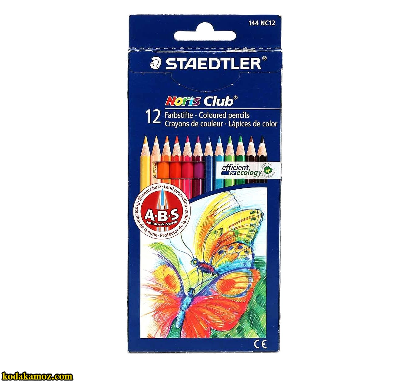مداد رنگی 12 مقوایی استدلر مداد رنگی 12 مقوایی استدلر