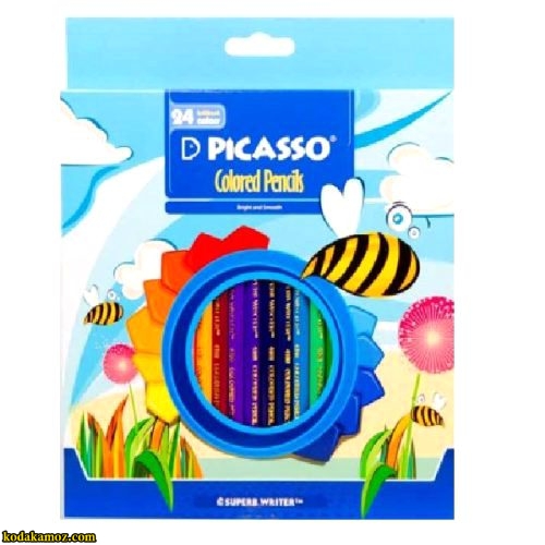 مداد رنگی 24 مقوایی پیکاسو