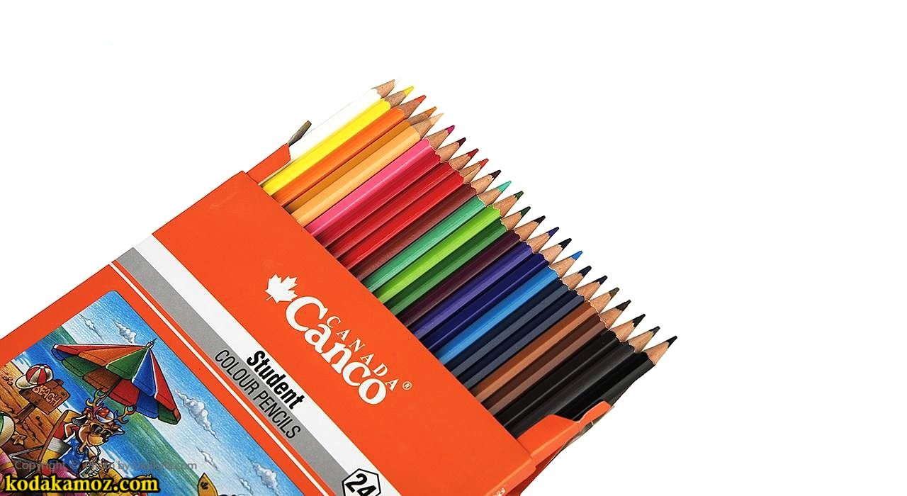 مداد رنگی 24 مقوایی کنکو 2 مداد رنگی 24 رنگ مقوایی کنکو - Image 1