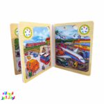 پازل کتابی چوبی بزرگ 6