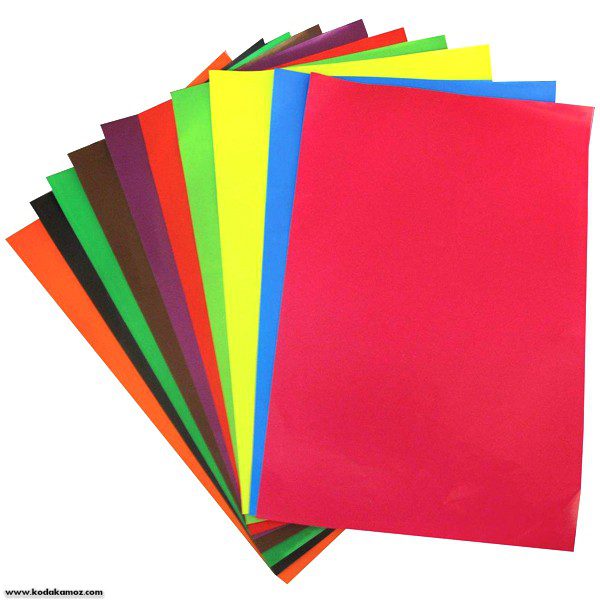 کاغذ رنگی بسته ای 10عددی