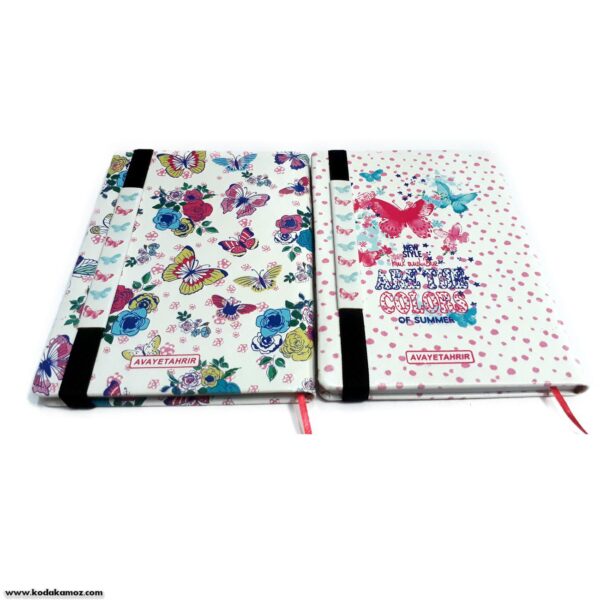 یادداشت 100برگ الیز 20243 طرح پروانه